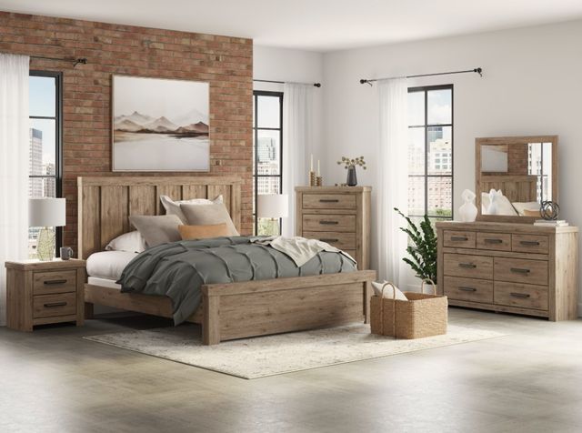 Signature Design by Ashley® Garistyn 3-Piece Light Brown Queen Bedroom Set-1