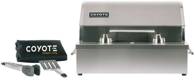 Coyote® Outdoor Living C-Series 18” Stainless Steel Built In Electric Grill-2