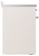Ilve® Nostalgie II Noblesse 30'' Antique White Pro Style Induction Range with Chrome Trim-2