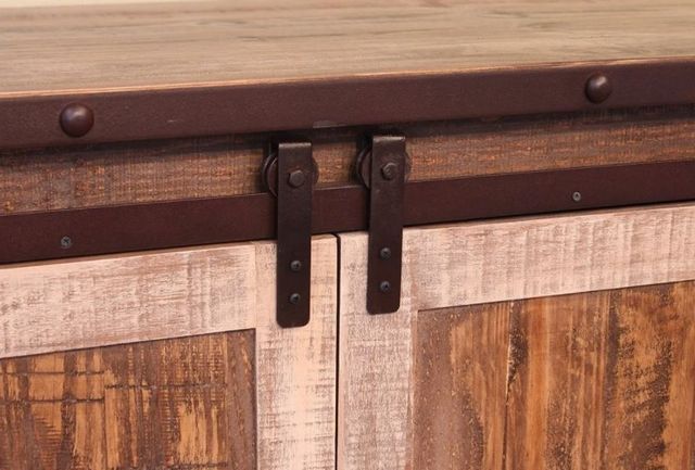 International Furniture Direct Antique Brown 60" TV Stand-3