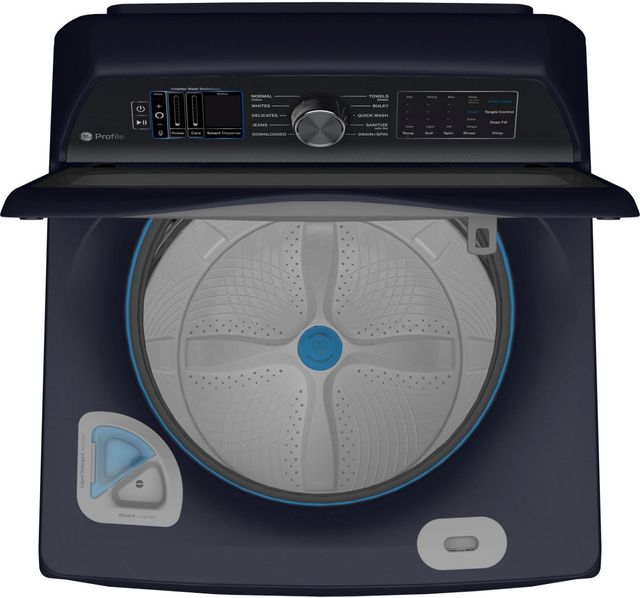 GE Profile™ 5.4 Cu. Ft. Royal Sapphire Blue Top Load Washer -3
