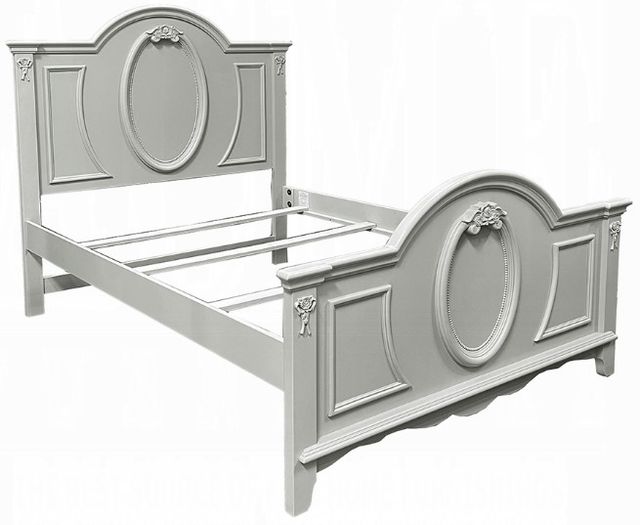 ACME Furniture Flora Gray Youth Twin Panel Bed-0