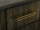 International Furniture Direct Black Balam Oil Black 7-Drawer Console-4