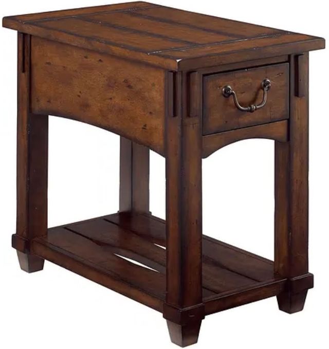 Hammary® Tacoma Rustic Brown Chairside Table-0