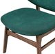 New Classic® Home Furnishings Alder Green/Walnut Upholstered Lounge Chair-5
