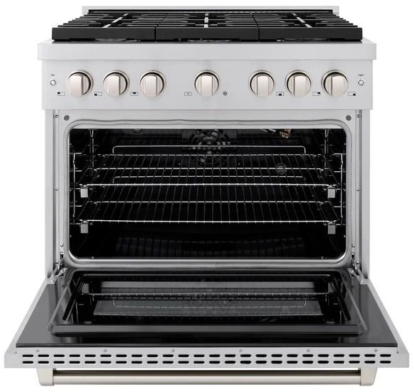 ZLINE 36" Stainless Steel Pro Style Gas Range-1