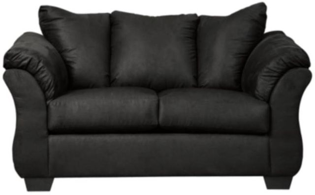 Signature Design by Ashley® Darcy 2-Piece Black Living Room Set-2