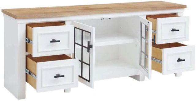 Natural/White Extra Large TV Stand - DISCONTINUED-4