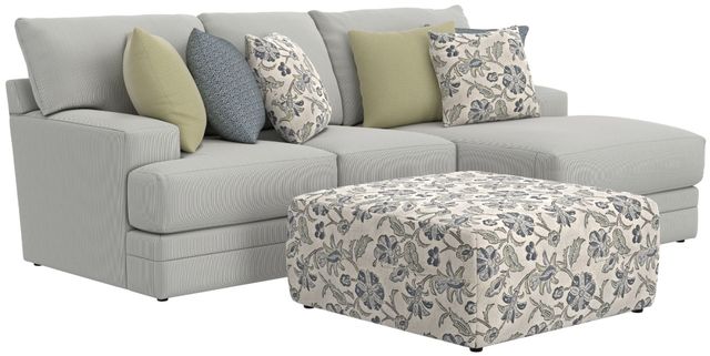 Jackson Furniture Stockbridge 3-Piece Slate Right-Arm Facing Sectional with Ottoman-0