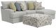 Jackson Furniture Stockbridge 3-Piece Slate Right-Arm Facing Sectional with Ottoman-0