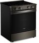 Whirlpool® 30" Black-on-Stainless Slide In Electric Range-1
