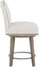 Fairfield® Customizable Dining Entree Empire 20" Short Back Swivel Counter Stool-2