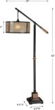 Uttermost by Carolyn Kinder Sitka Black Floor Lamp-1