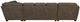 Jackson Furniture Royce 3-Piece Taupe U-Shape Left-Arm Facing Sectional and Chaise-3