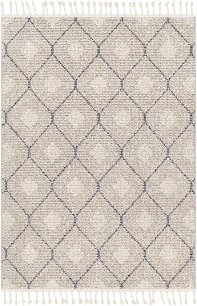 Surya Restoration Taupe 2'x3' Throw Rug-0
