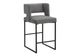 Monarch Specialties Inc. 2-Piece Black/Grey 36" Counter Stool Set-0
