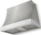 La Cornue CornuFé Marquee 36" Stainless Steel Range Hood with Polished Chrome Trim-0