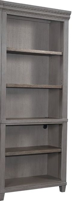 aspenhome® Caraway Aged Slate Open Bookcase