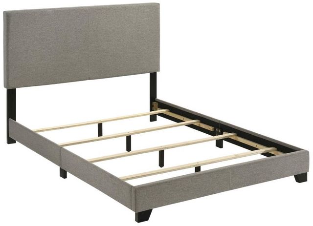 Coaster® Dorian Taupe Full Upholstered Panel Bed -1