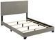 Coaster® Dorian Taupe Full Upholstered Panel Bed -1