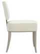 Caracole® Reserved Seating White/Soft Silver Side Chair-2