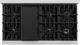 ZLINE Select 48" Stainless Steel Pro Style Dual Fuel Range with Black Matte Door-3