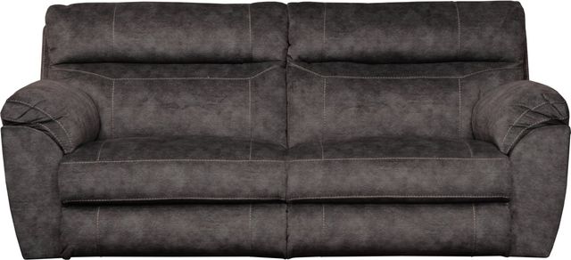 Catnapper® Sedona Smoke Power Headrest with Lumbar Power Lay Flat Reclining Sofa-0