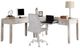 Parker House® Boca 3-Piece Cottage White L-Shaped Office Desk Set-0
