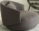 Liberty Furniture Haley Charcoal Swivel Cuddler Chair-1