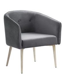 Mazin Furniture Nikki Gray Accent Chair-1