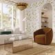TOV Furniture Jordan Cognac Velvet Swivel Accent Chair-1