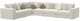 Jackson Furniture Jazzy 6-Piece Bone L-Shape Sectional-0