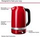 KitchenAid® 1.7 L Empire Red Electric Kettle -2