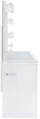 Elements International Ariana White Vanity Table-4