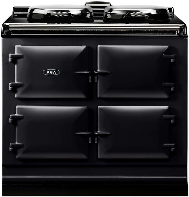 AGA™ 39" Pewter Dual Control Natural Gas Range-0