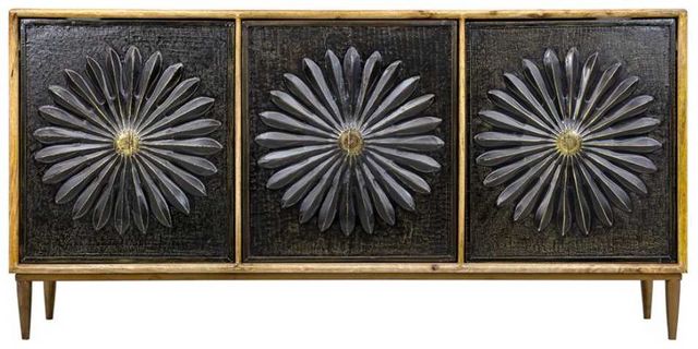 YHD Adah Bronze Iron Large Cabinet-2