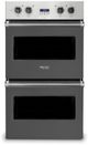 Viking® 5 Series 30" Damascus Grey Professional Built In Double Electric Select Wall Oven-0