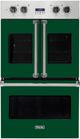 Viking® 7 Series 30" Ivy Double Electric French-Door Wall Oven-0