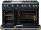 Viking® 5 Series 48" Slate Blue Pro Style Gas (LP) Range with Brushed Brass Trim-1