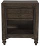 Liberty Furniture Catawba Hills Peppercorn Leg Nightstand-1