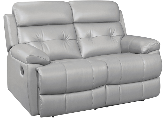 Homelegance® Lambent Silver Gray Reclining Loveseat-0