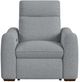 Flexsteel® Ava Stonewash Fabric Power Recliner with Power Headrest and Lumbar-4