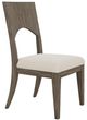Riverside Furniture Sariel Designer Espresso Upholstered Side Chair-0