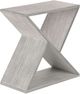 Monarch Specialties Inc. Washed Grey Veneer Narrow End Table-0