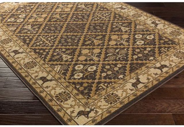Surya Willow Lodge Dark Brown 8'x10' Area Rug-1