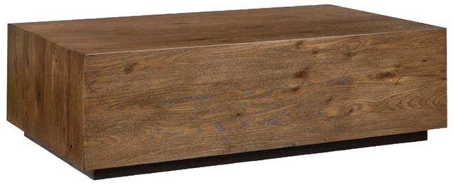 Bassett® Furniture Cascade Barley Oak Rectangle Cocktail Table-0