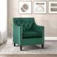 Mazin Furniture Grazioso Forest Green Upholstered Accent Chair-4