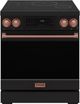 Thor Kitchen® Gordon Ramsay Collection 30" Black Pro Style Induction Range with Tilt Panel Touch Control and Rose Gold Trim-0