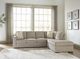 Signature Design by Ashley® Bridgepoint 2-Piece Stone Sleeper Sectional and Chaise-2