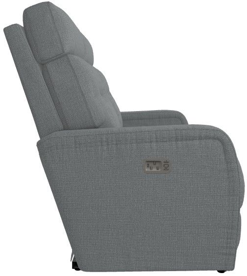 La-Z-Boy® Baron Graphite Power Wall Reclining Loveseat with Headrest-3
